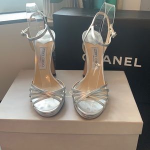 Jimmy Choo silver bees